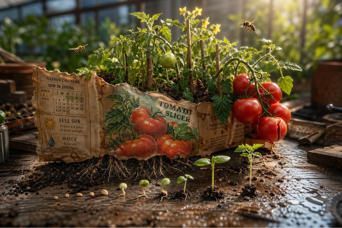 Magical Seed Packet Diorama