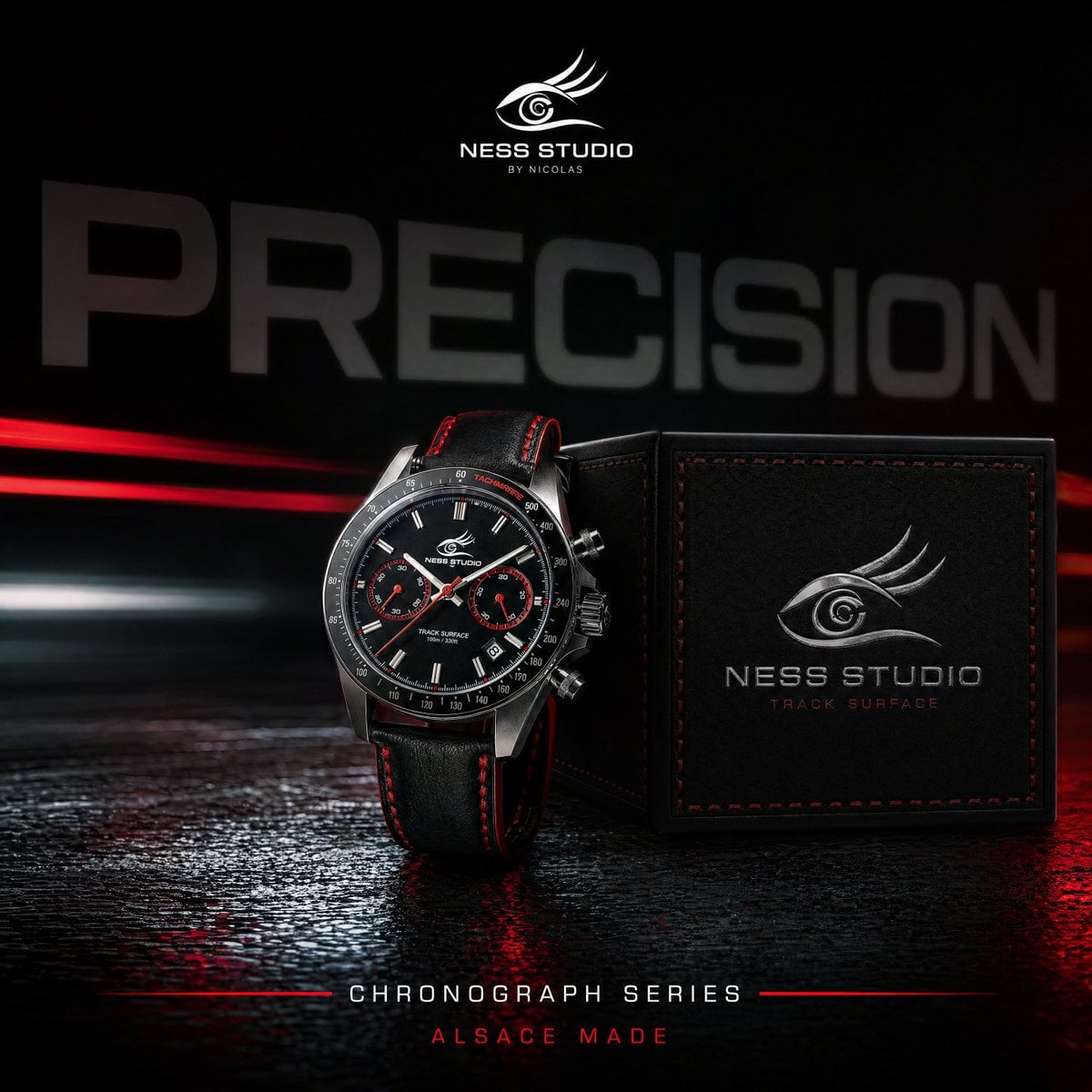 Luxury Chronograph Watch Ad