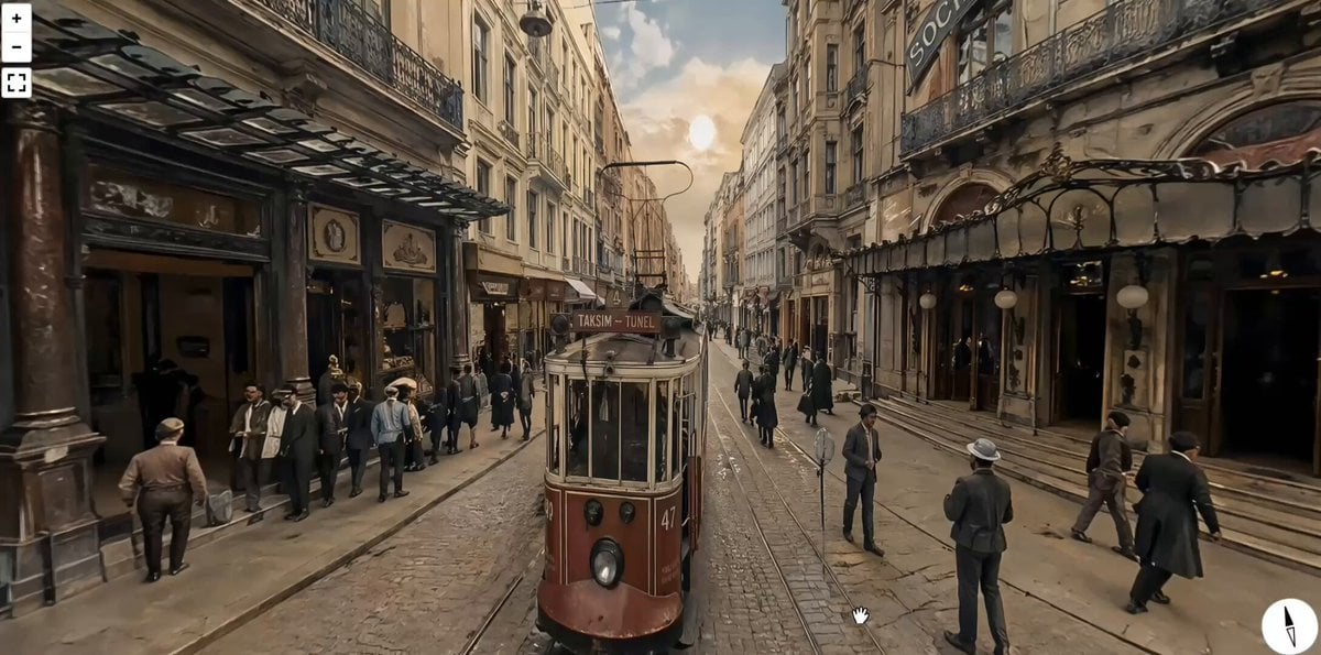 1900 Istiklal Street Panorama Prompt