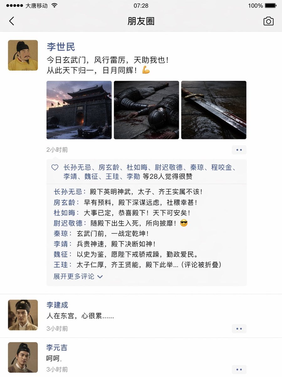 玄武门社交动态