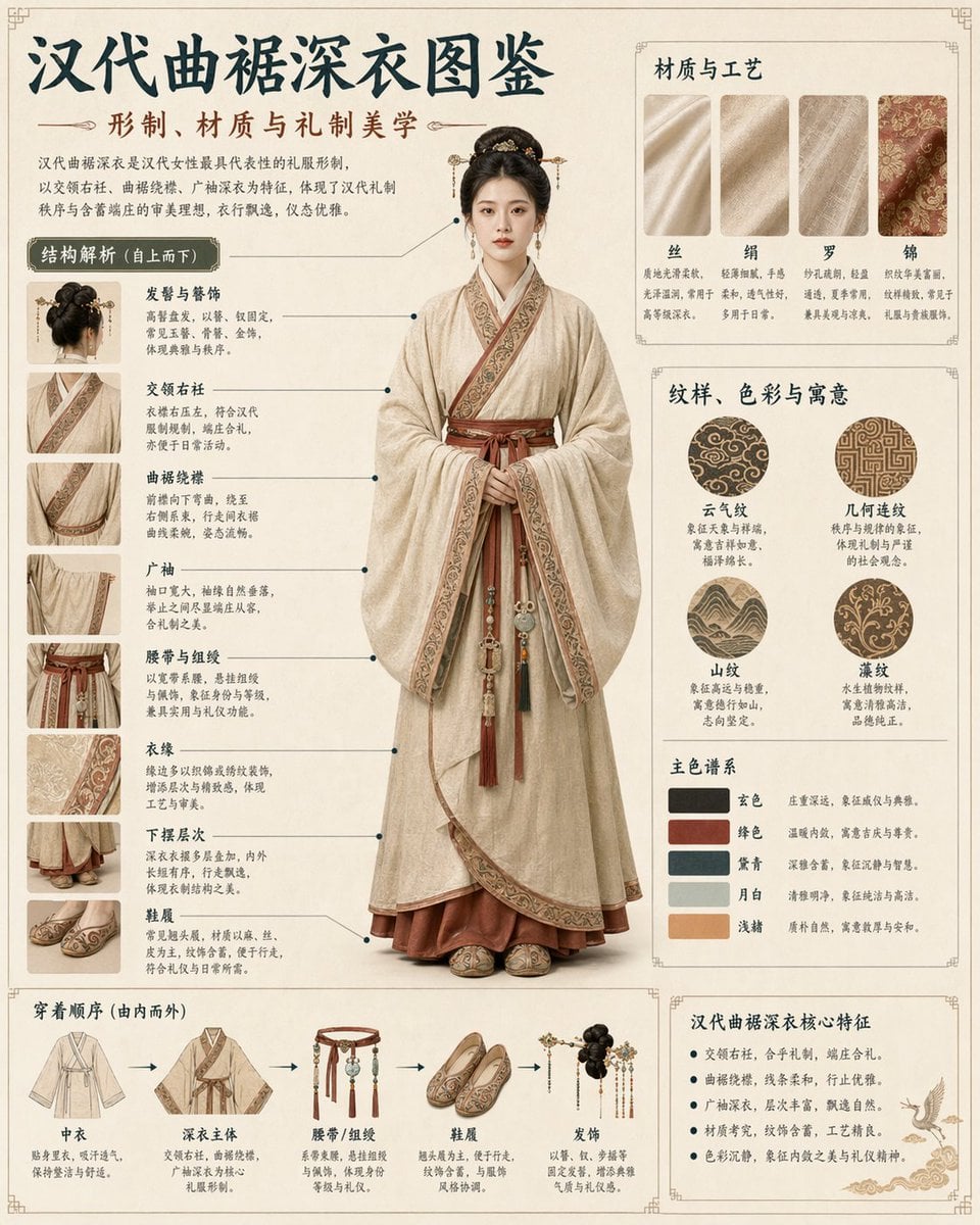 文化服饰信息图
