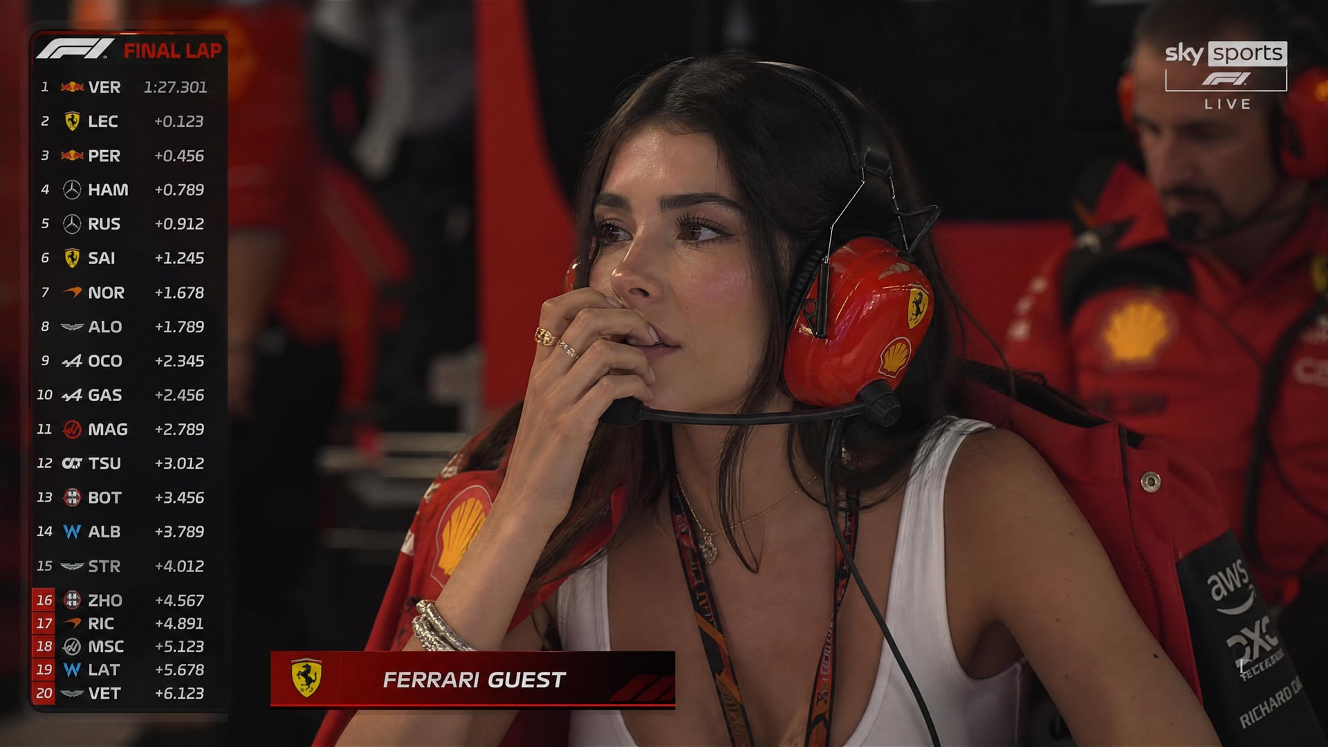 F1 Ferrari Guest Live Broadcast