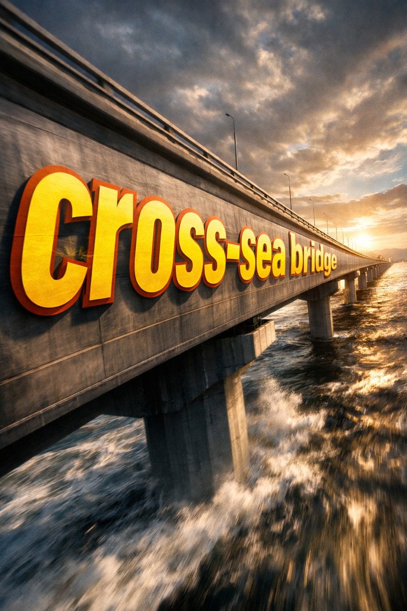 3D 透视文字效果提示词