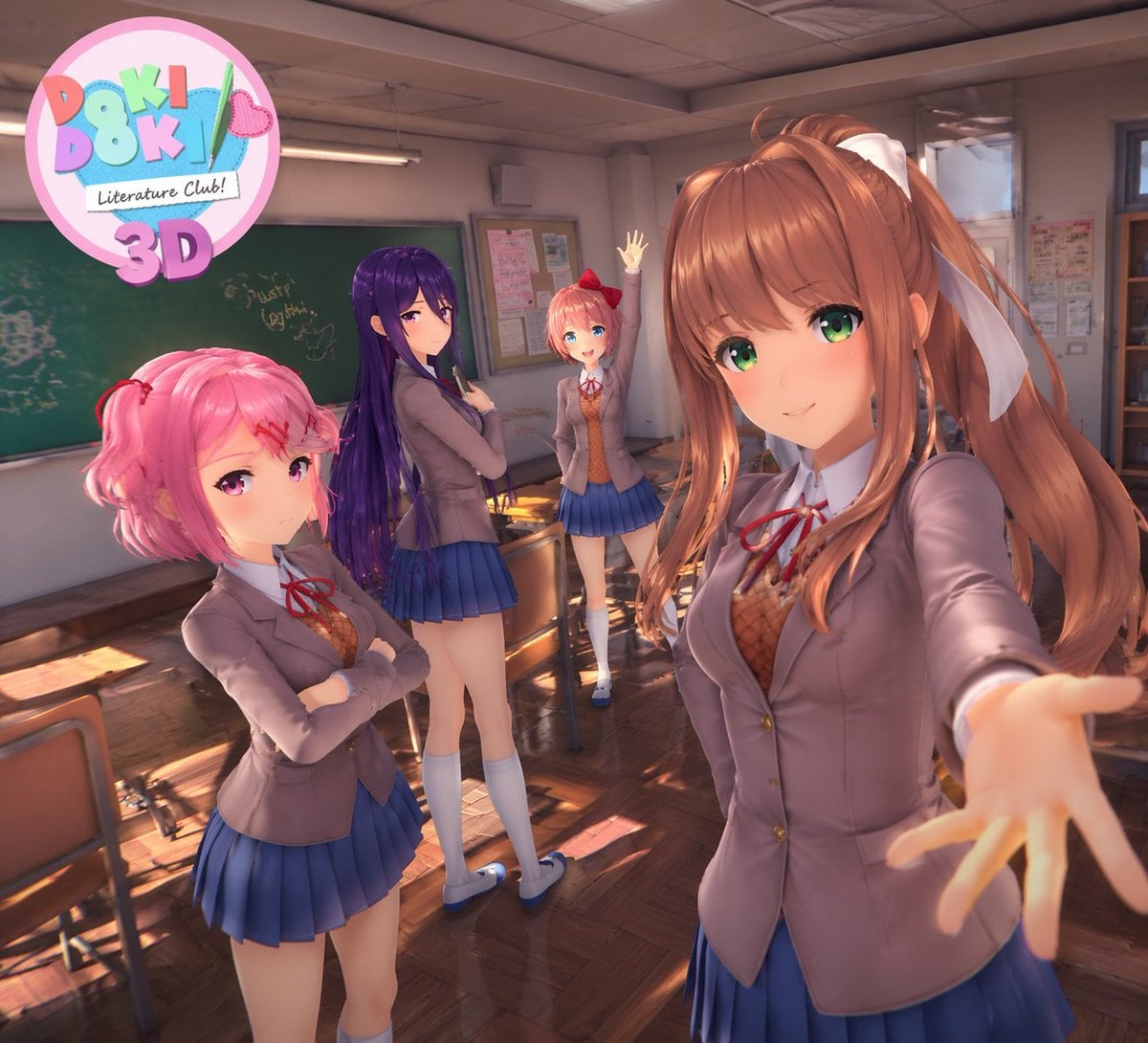 3D 动漫视觉小说游戏封面