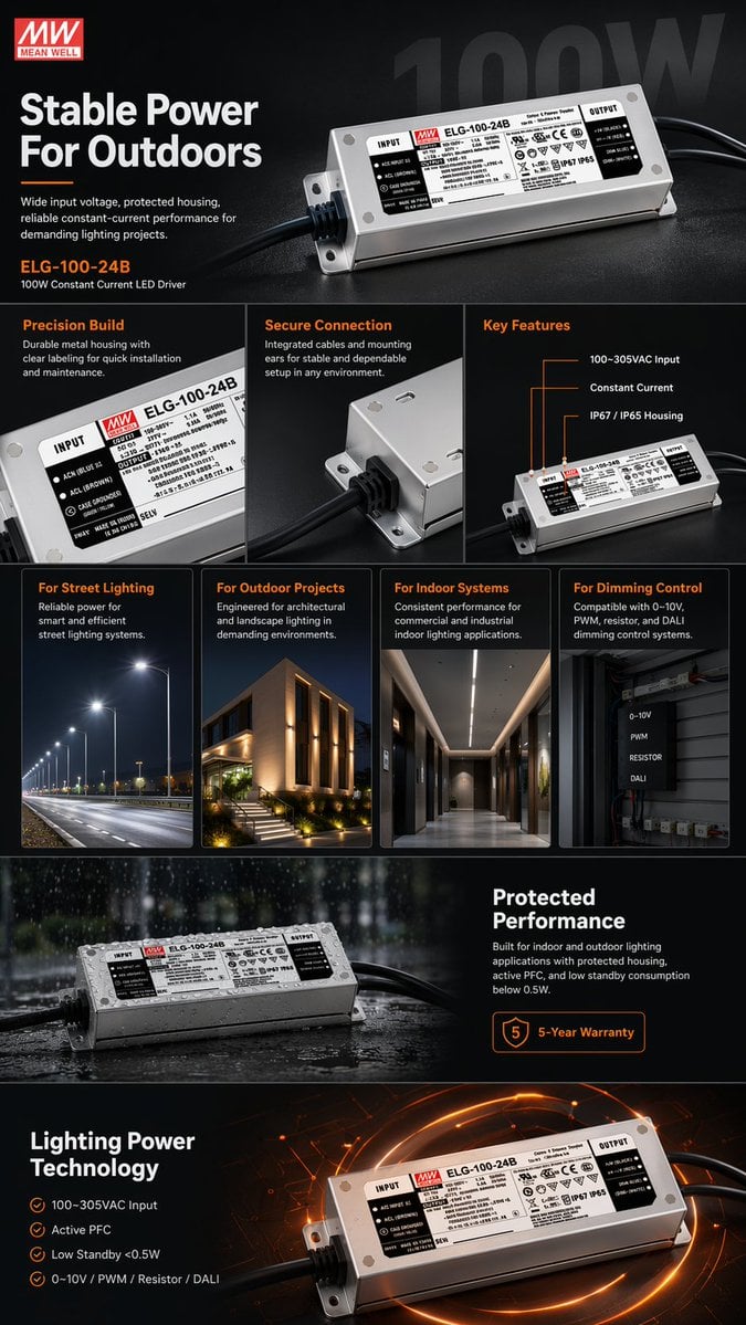 电商 LED 驱动器信息图