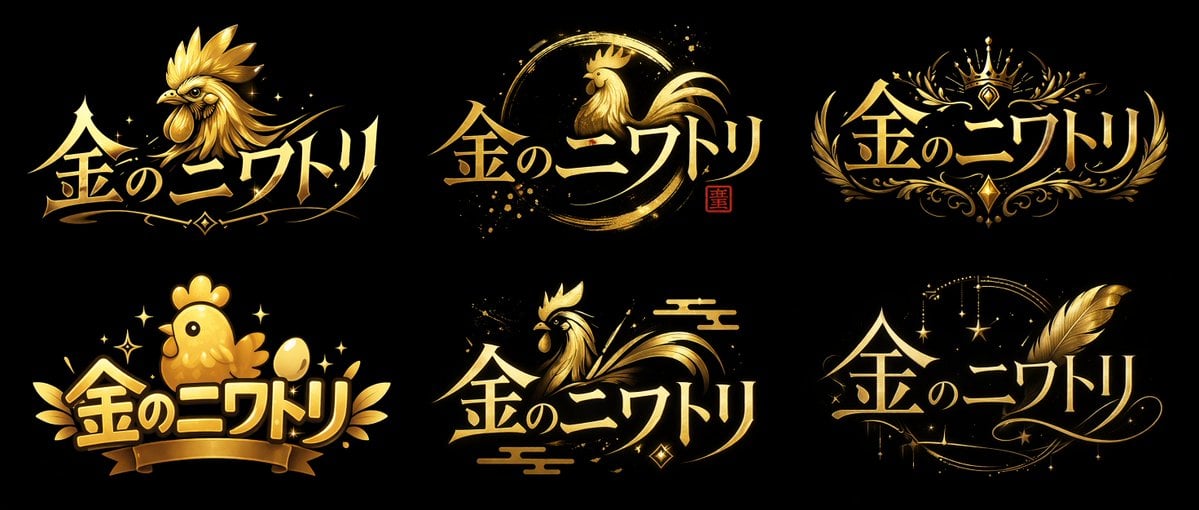 VTuber Logo 概念网格