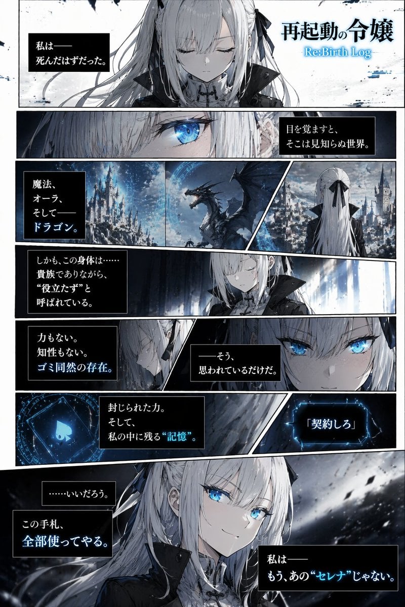 暗黑奇幻漫画页面生成器