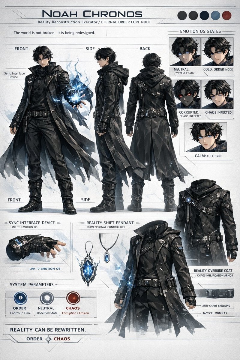 科幻战术角色参考图