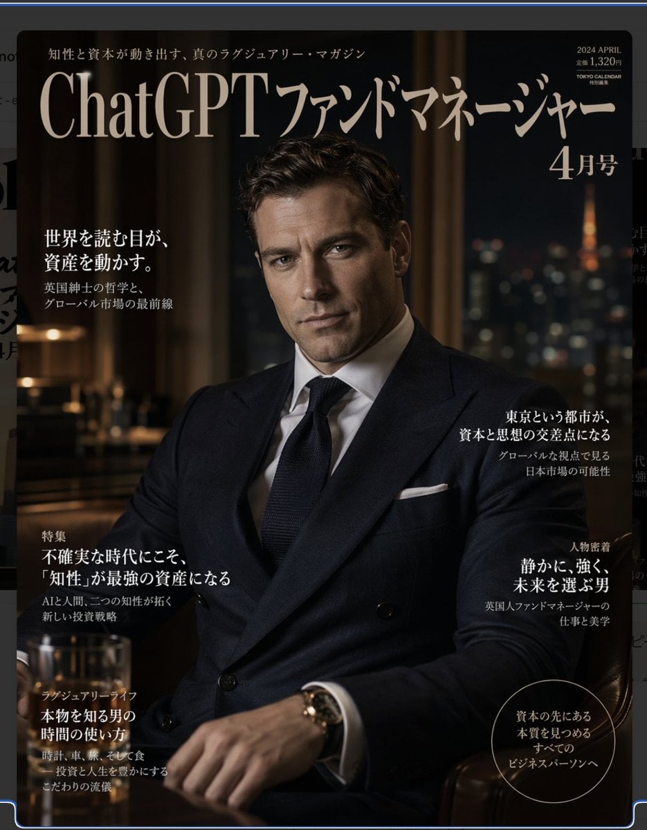 奢华杂志封面提示词