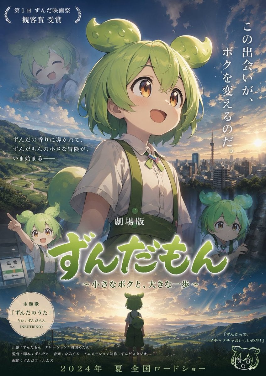 动漫电影海报排版