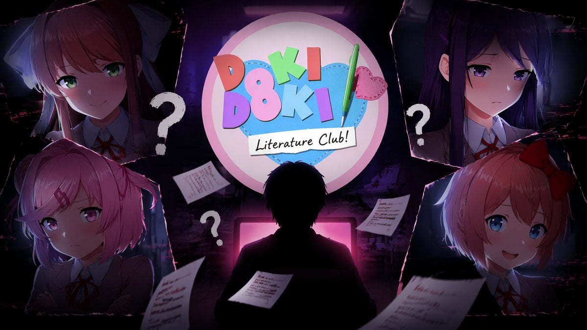 视觉小说心理恐怖概念艺术