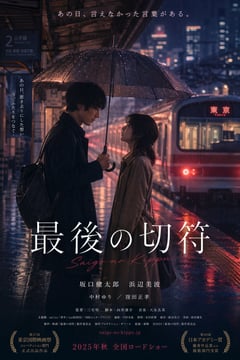 Cinematic Japanese Romance Movie Poster