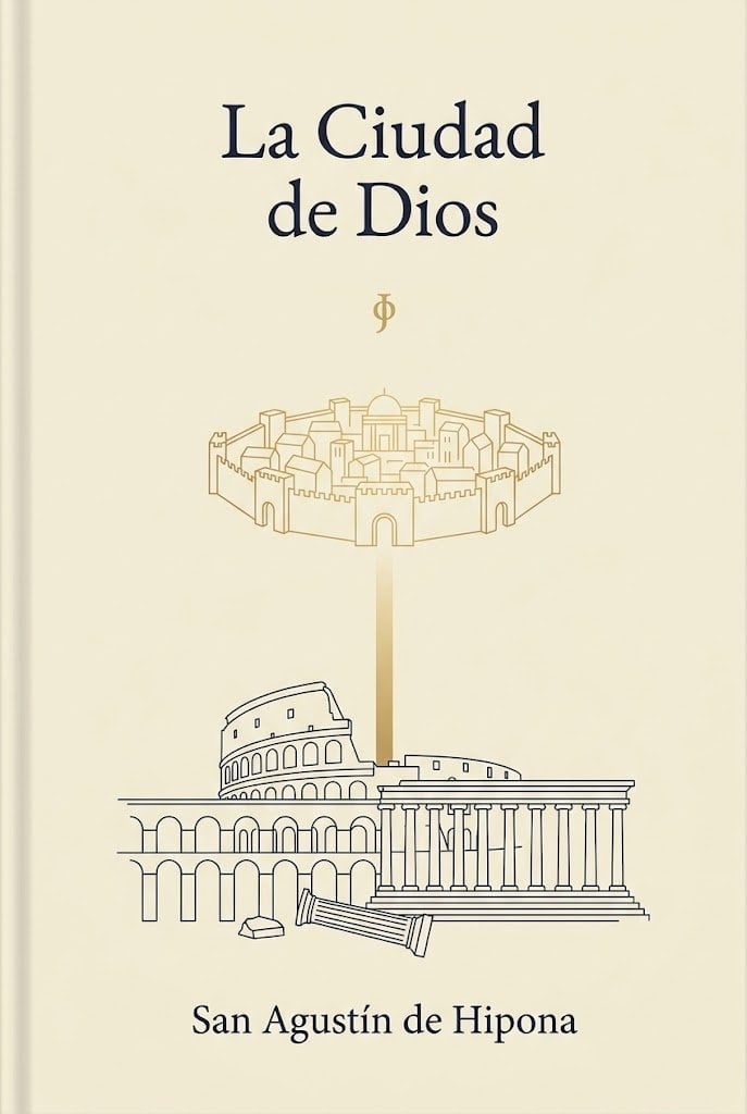 极简主义圣奥古斯丁书籍封面