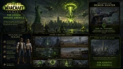 奇幻 MMO 美国入侵宣传海报