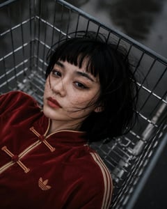 社交媒体帖子 - 购物车视角时尚摄影