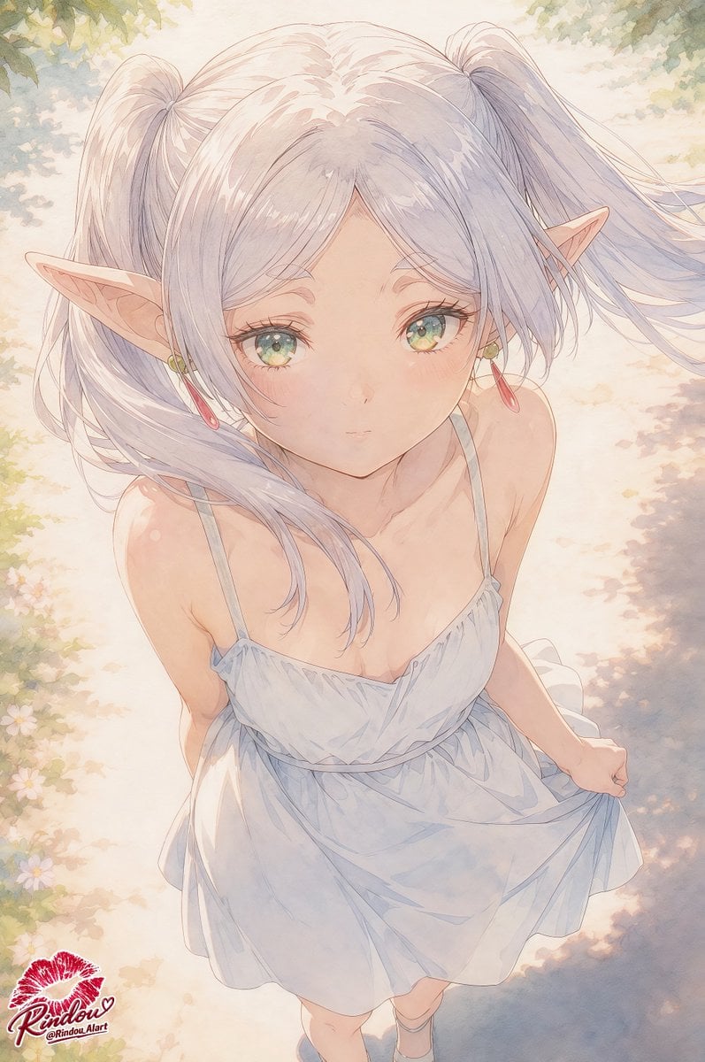 头像 / 头像 - 被审查的精灵少女花园插画
