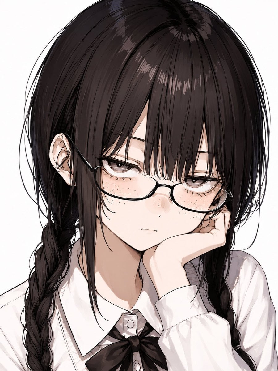 头像/个人资料 - 审查动漫女学生人像