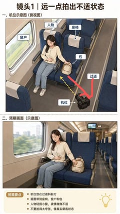 信息图/教育视觉 - 高铁拍摄分镜