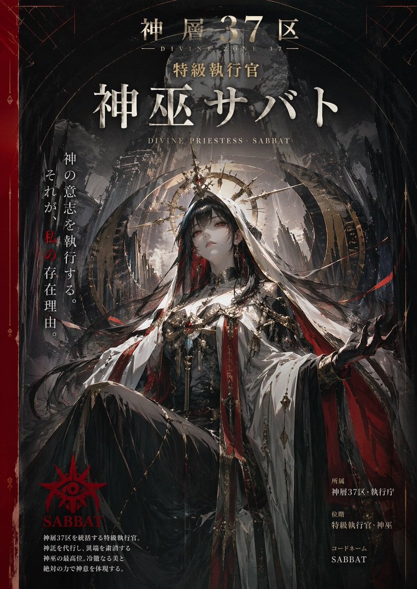 「神层37区 特级执行官 神巫萨巴特」这个名称的角色和世界观符合…