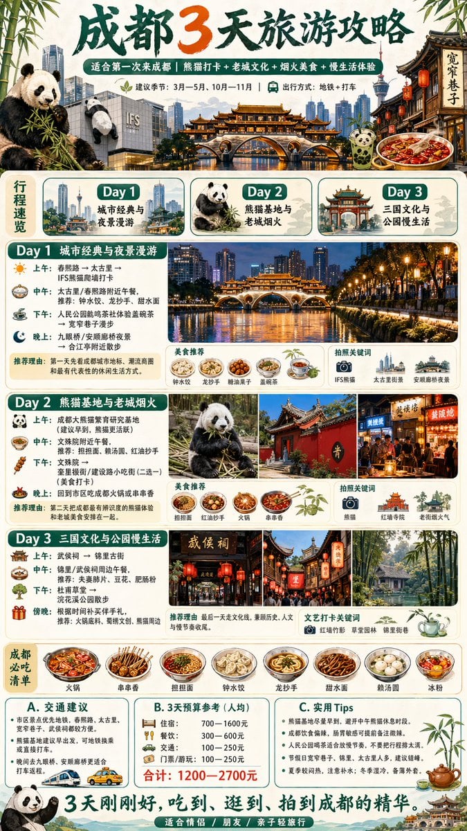 生成【城市】三天旅游攻略，就这么简单一句话