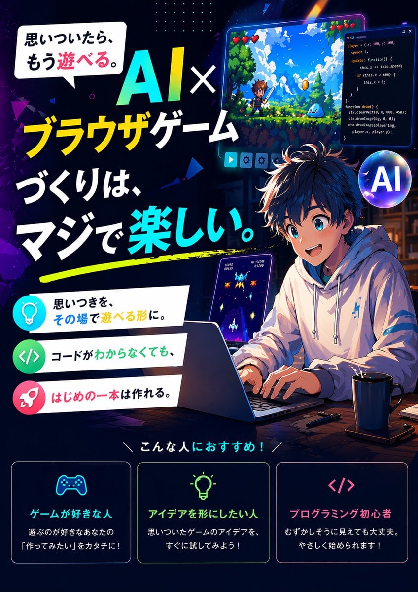 Browser Game Ad Creative Poster