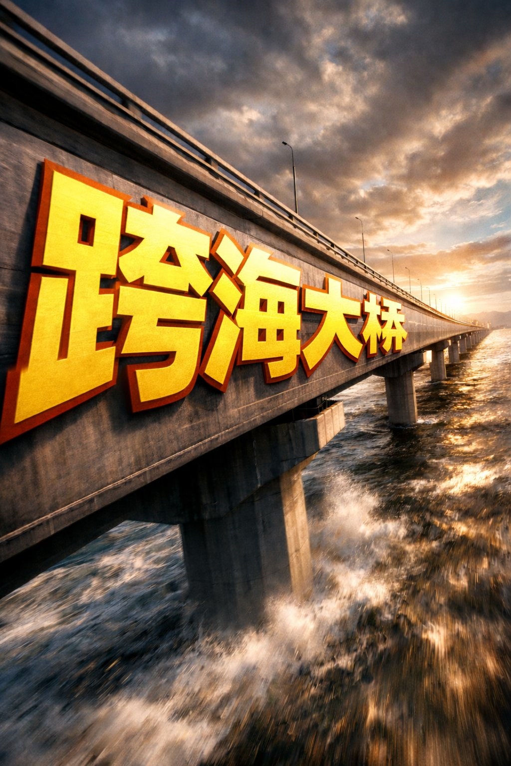 极端透视字体桥