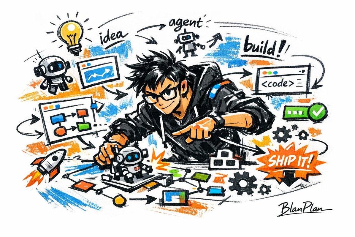 AI Builder Doodle Sketch