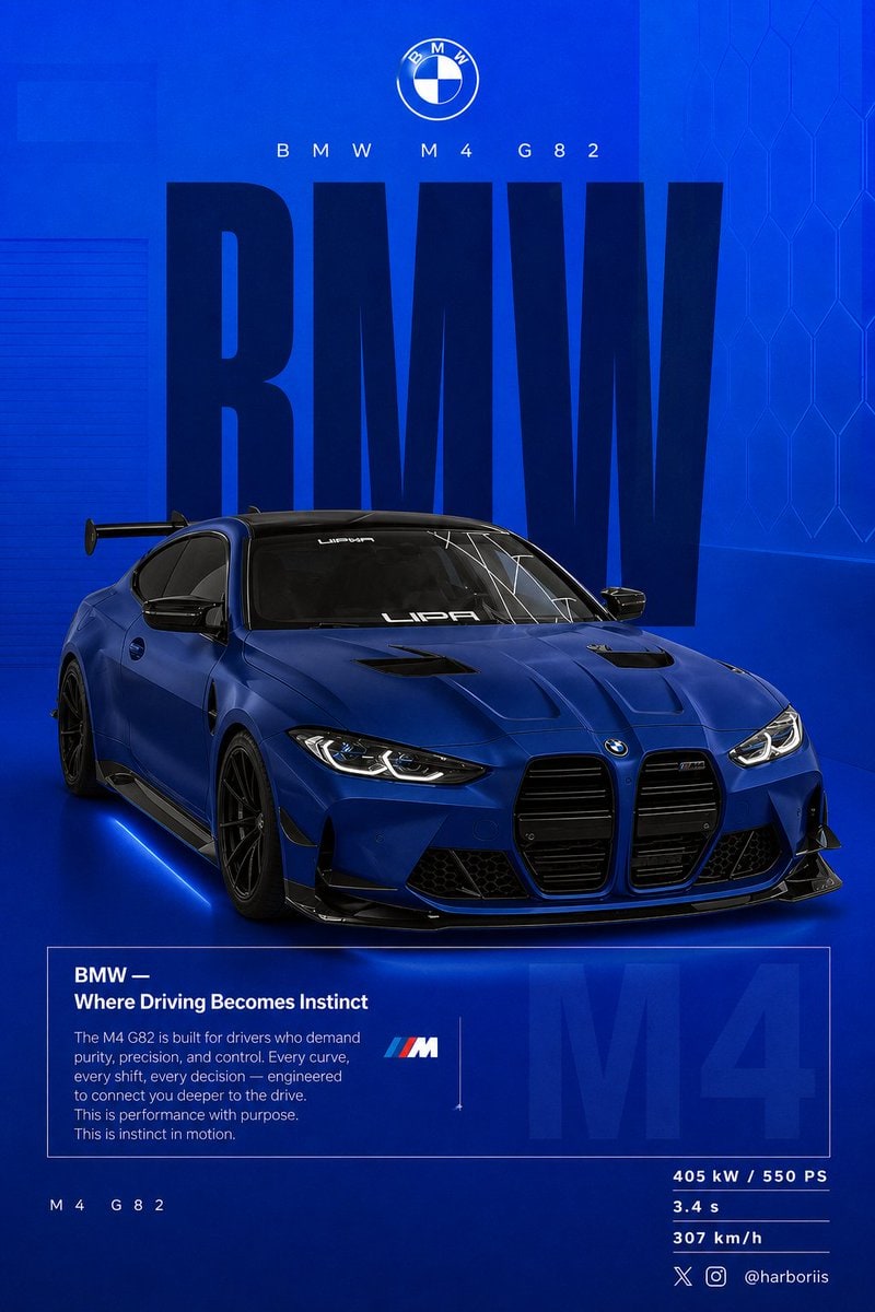 BMW Performance Social Poster
