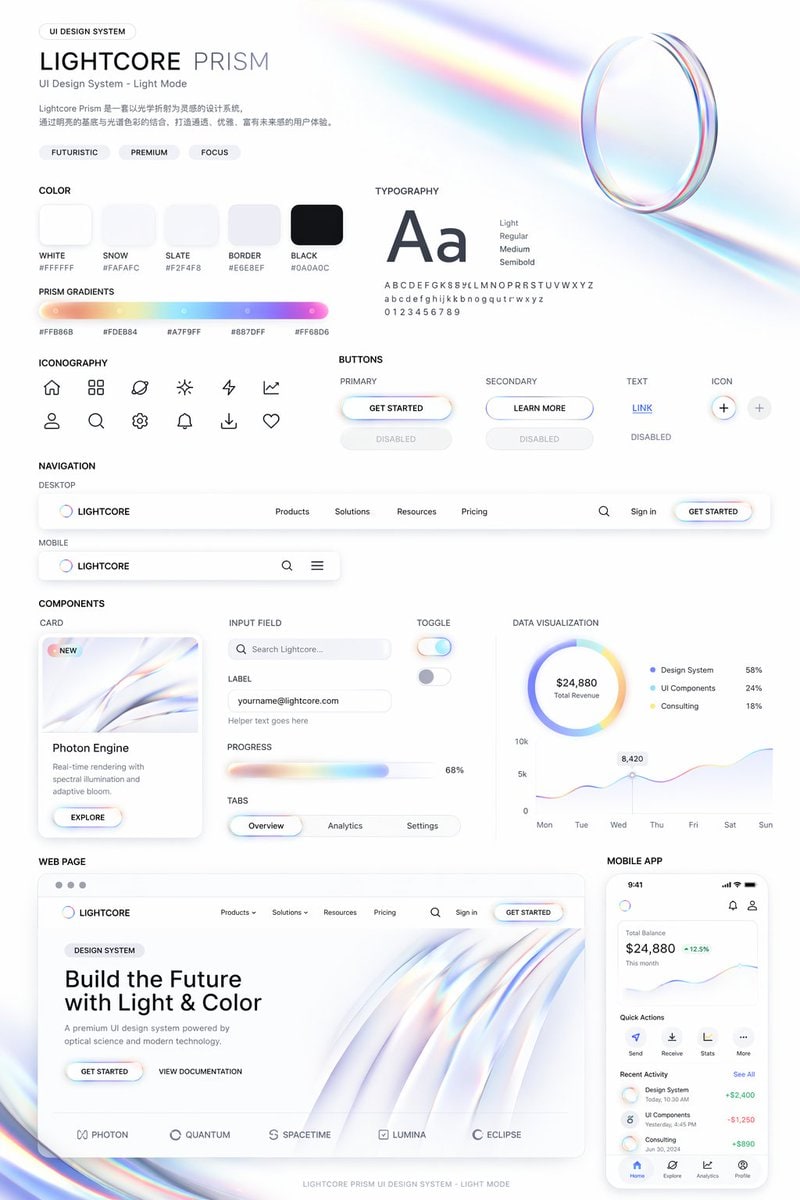 UI 设计系统提示词