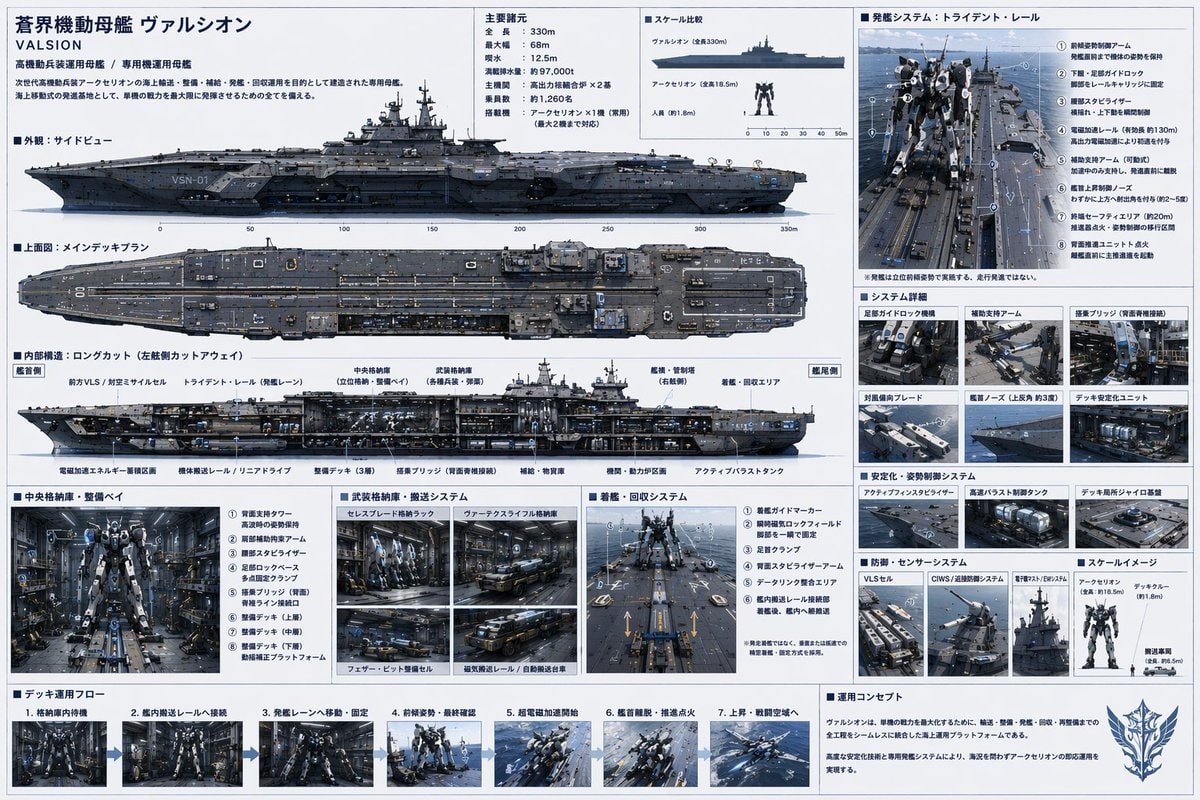 科幻机甲母舰规格表