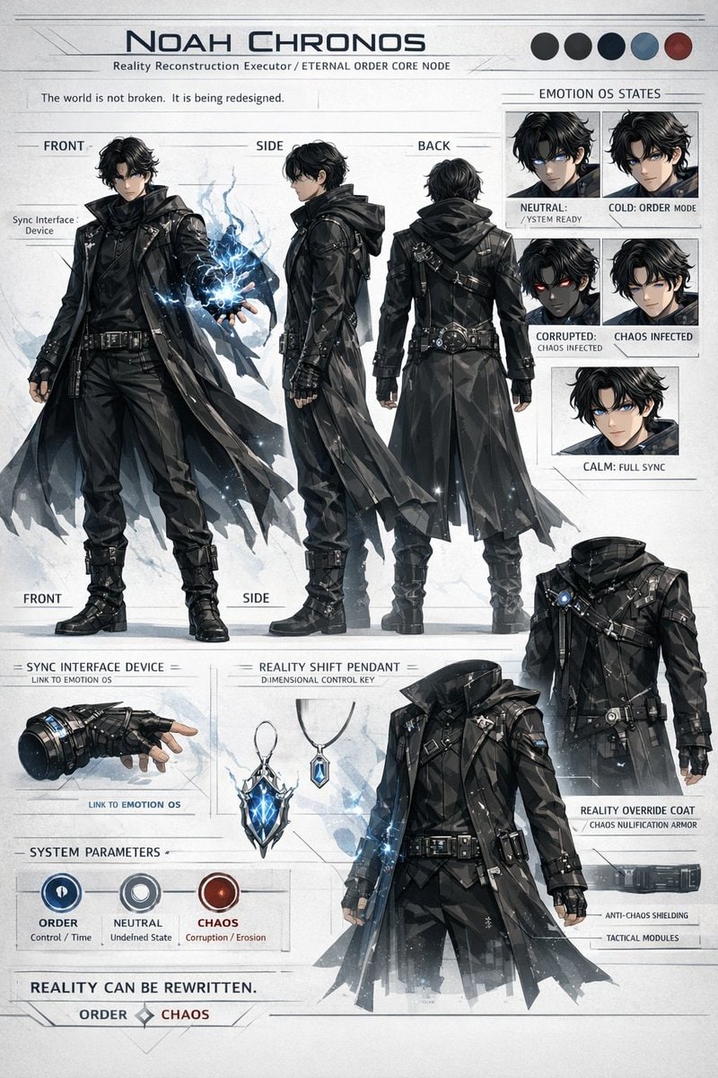 科幻战术角色参考图