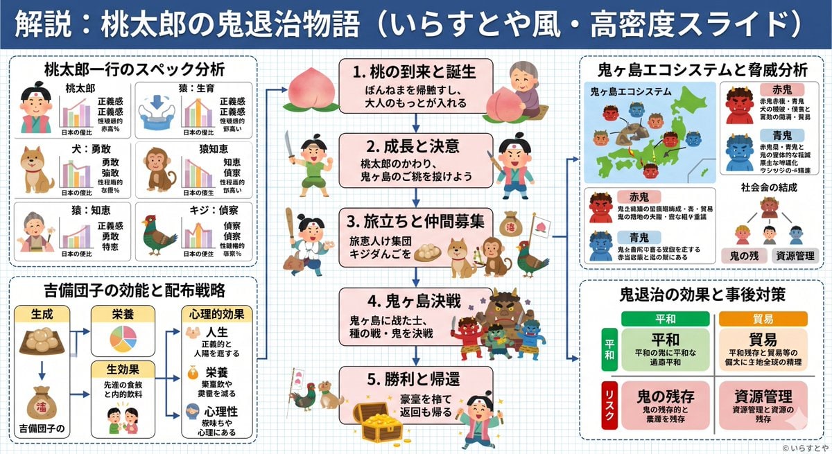 混合风格的桃太郎讲解 Slides
