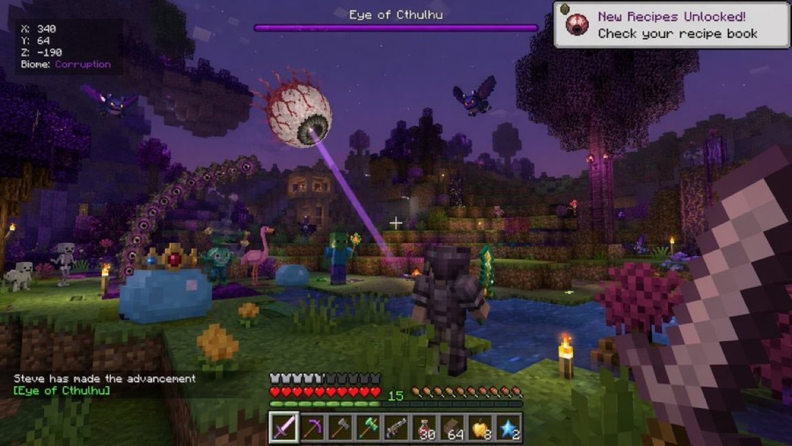 体素生存游戏联动 UI