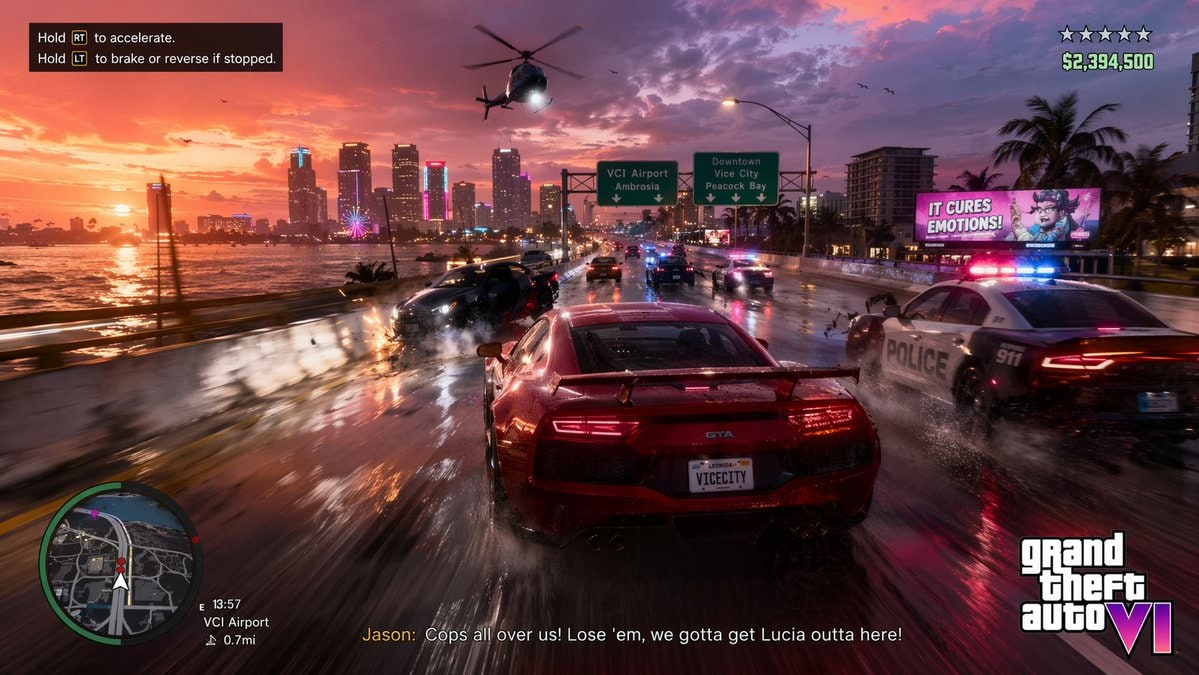 GTA VI 游戏画面截图模拟