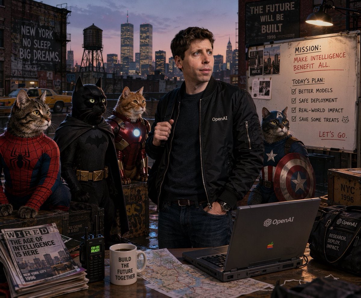 复古科技 CEO 与超级英雄猫咪