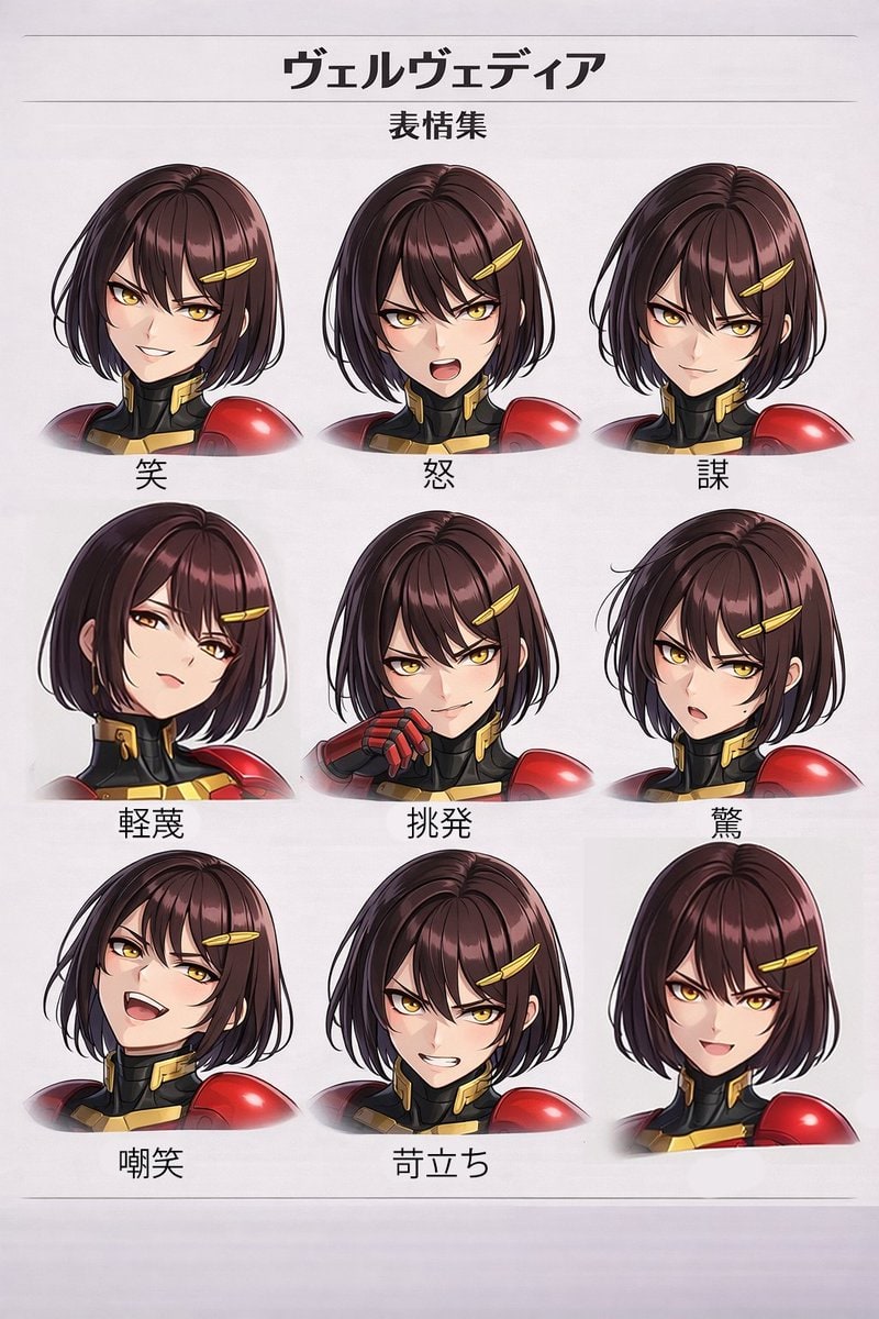 Velvedia 角色参考图提示词