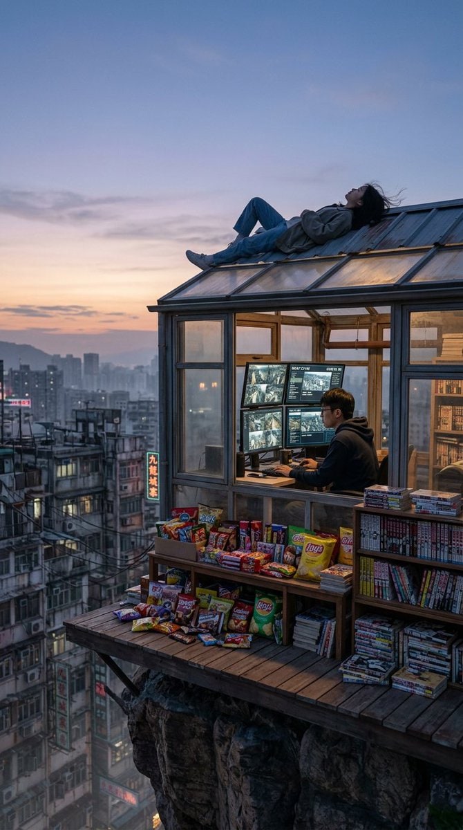 基于参考图生成动漫电影海报