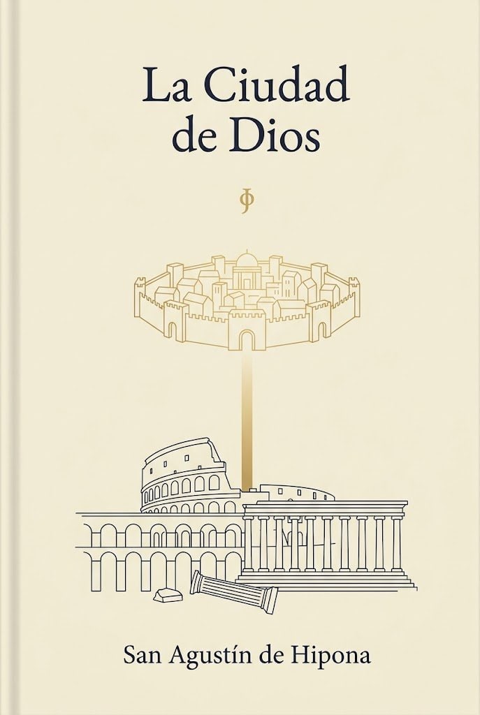 极简主义圣奥古斯丁书籍封面