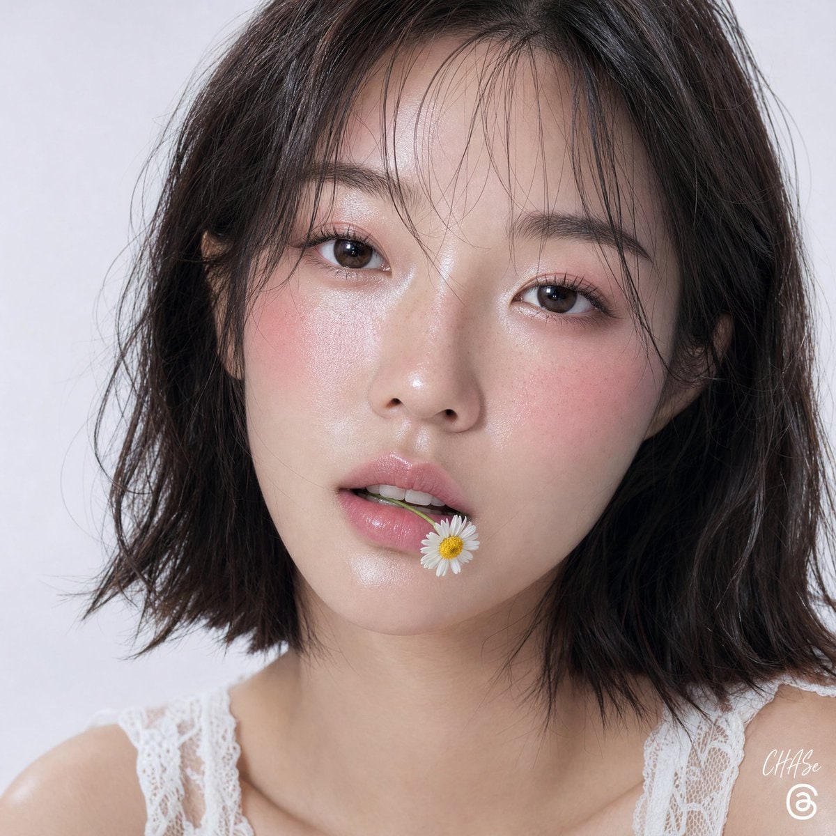 社交媒体帖子 - 甘菊水润美肌人像