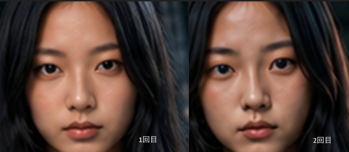 个人资料/头像 - 双面板AI人像对比