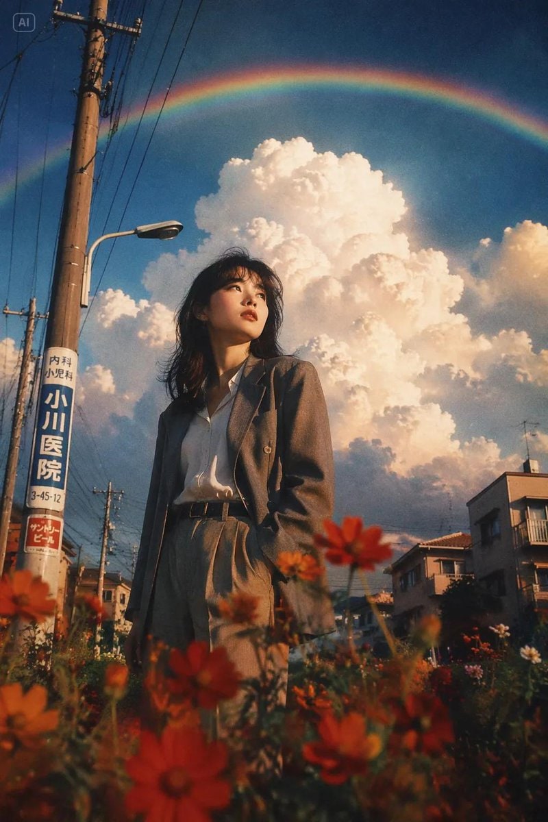 社交媒体帖子 - 日系电影感街头摄影