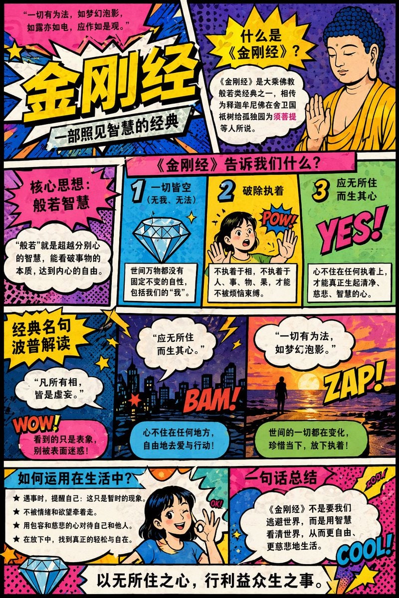 用可爱的风格讲述中国远征军的历史故事 用波普风格讲述金刚经