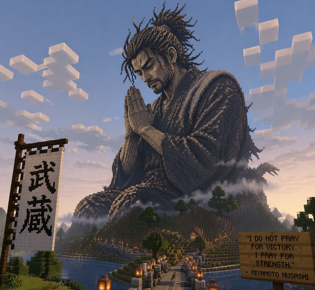 Minecraft 武藏雕像