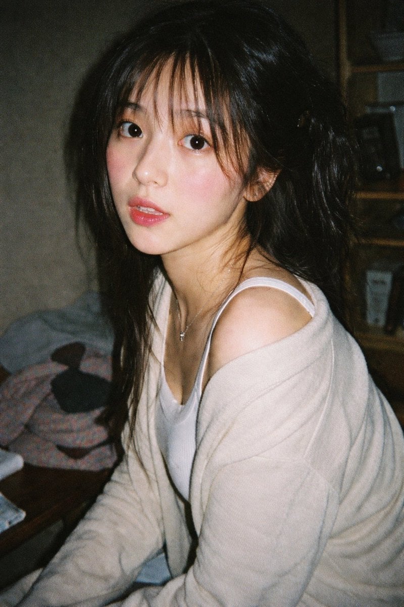 复古 35mm 闪光灯人像