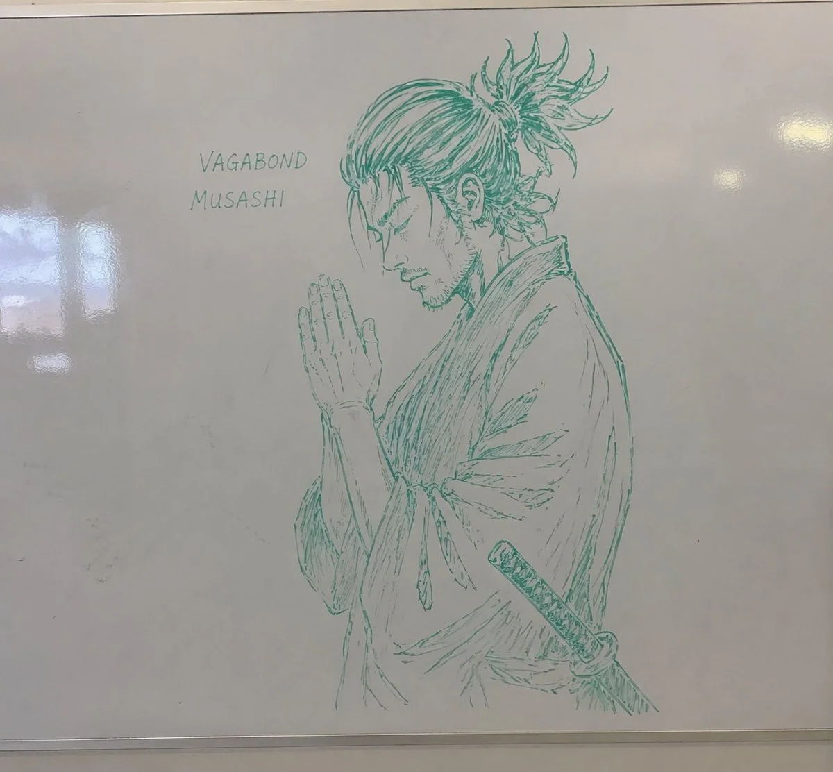 白板马克笔动漫草图