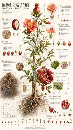 Botanical Growth Atlas Infographic