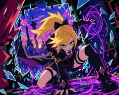 动态动漫魔法动作场景