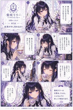 动漫 VTuber 日常随笔漫画页