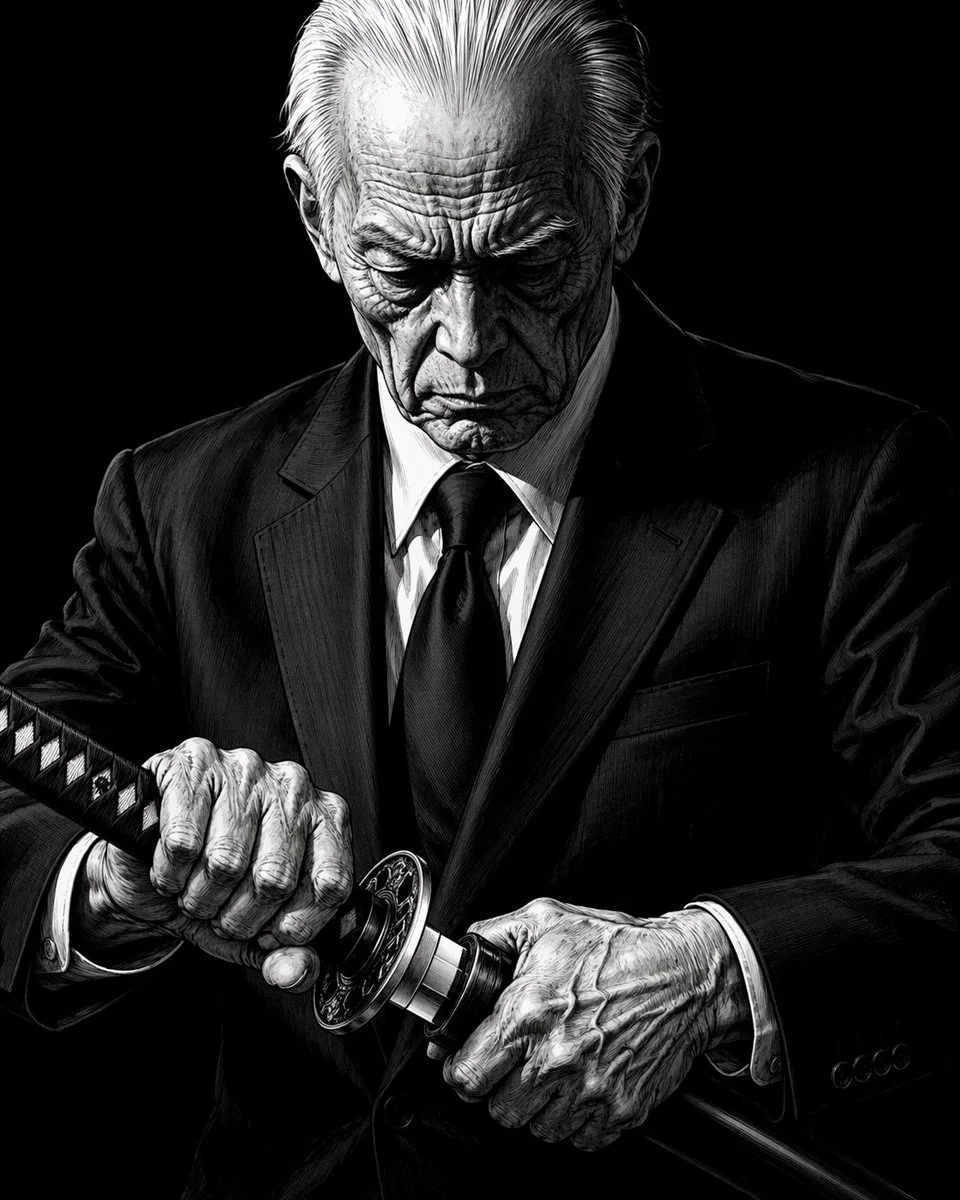 老年极道拔刀绘