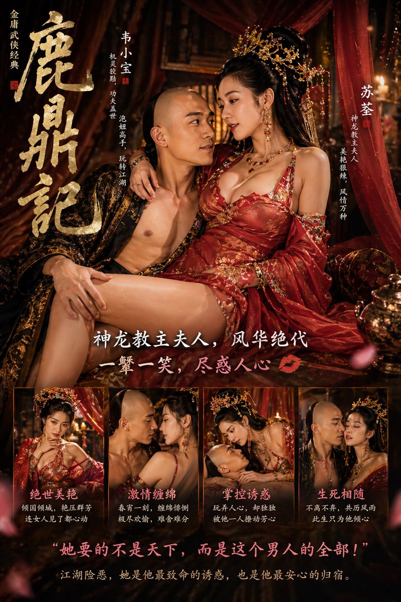 鹿鼎记角色海报